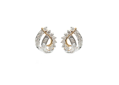 2 Tone Plated | Fashion Earrings